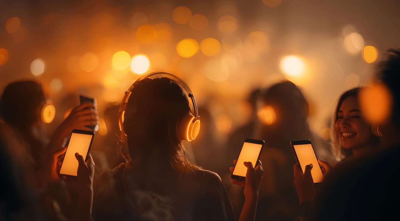 Fans enjoying a live music experience